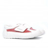 Children shoes 107 white+red