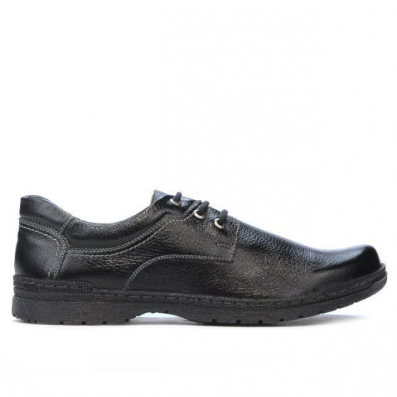 Men stylish, elegant, casual shoes 752 biz black