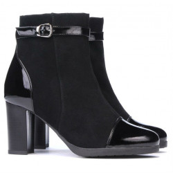 Women boots 1165 black antilopa combined