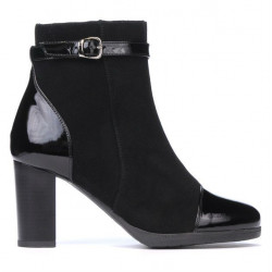 Women boots 1165 black antilopa combined