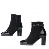 Women boots 1165 black antilopa combined