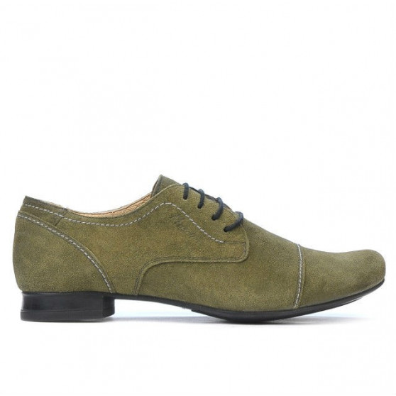 Women casual shoes 180 kaki velour 