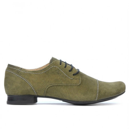 Women casual shoes 180 kaki velour 