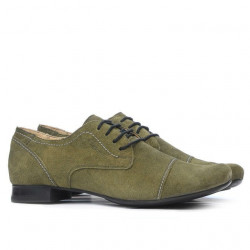 Women casual shoes 180 kaki velour 