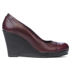 Women casual shoes 177 bordo 