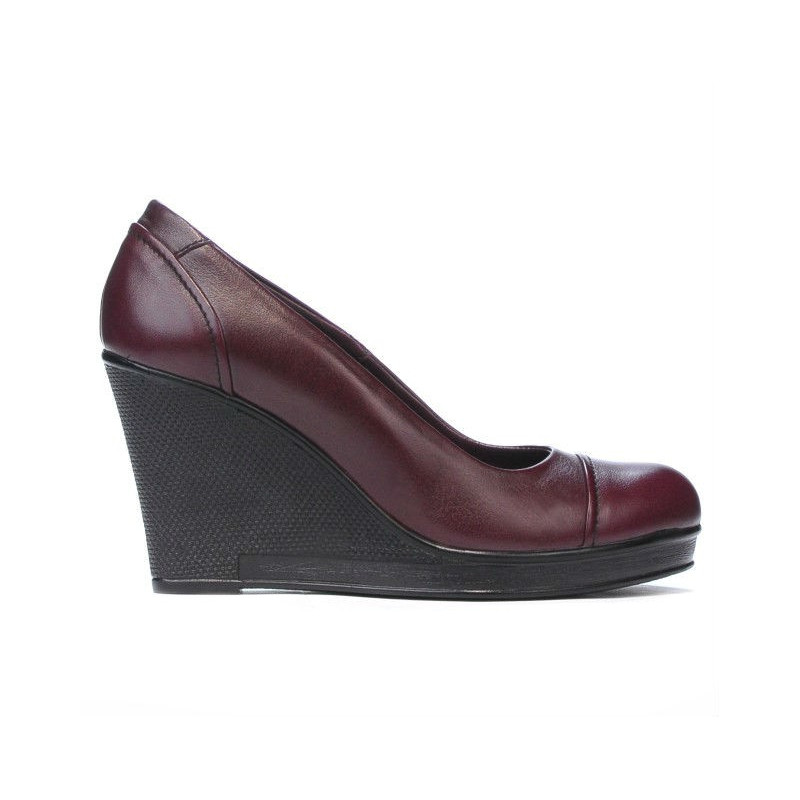 Women casual shoes 177 bordo 