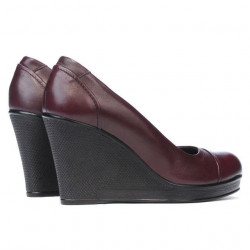Women casual shoes 177 bordo 