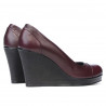 Women casual shoes 177 bordo 