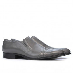 Men stylish, elegant shoes 796 gray