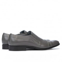 Men stylish, elegant shoes 796 gray