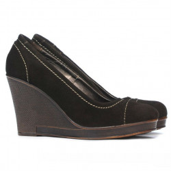 Women casual shoes 177 cafe velour