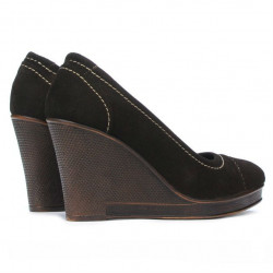 Women casual shoes 177 cafe velour