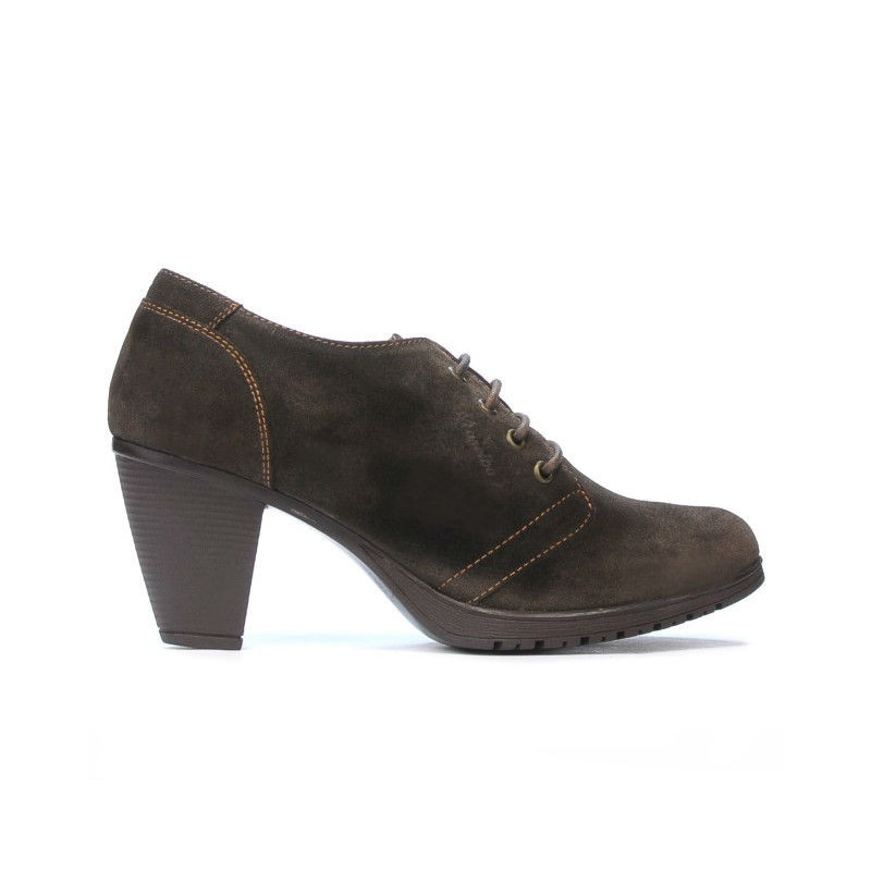 Women casual shoes 167 cafe velour