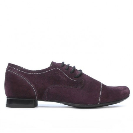 Women casual shoes 180 purple velour