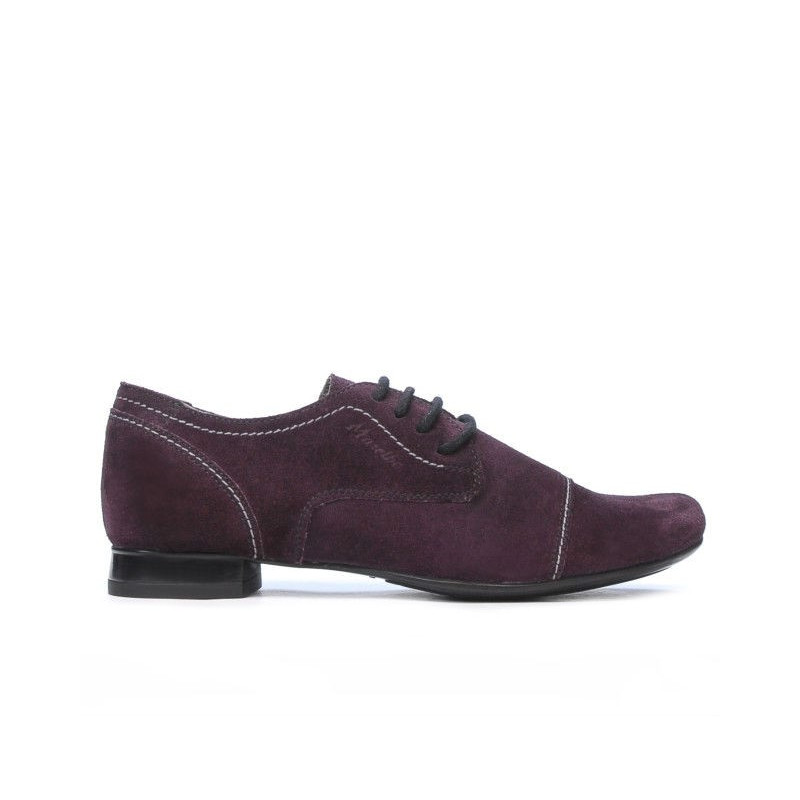 Women casual shoes 180 purple velour