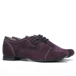 Women casual shoes 180 purple velour
