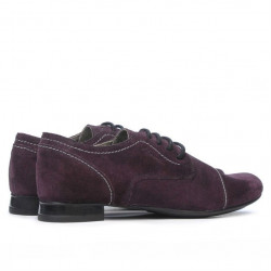 Women casual shoes 180 purple velour