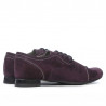Women casual shoes 180 purple velour