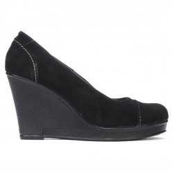 Women casual shoes 177 black velour