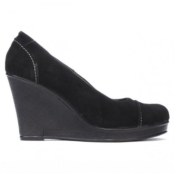 Women casual shoes 177 black velour