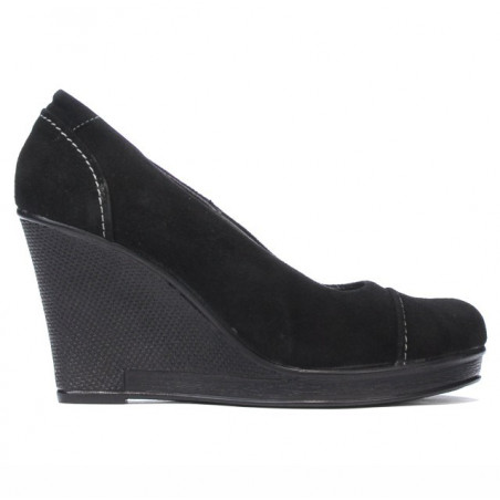 Women casual shoes 177 black velour