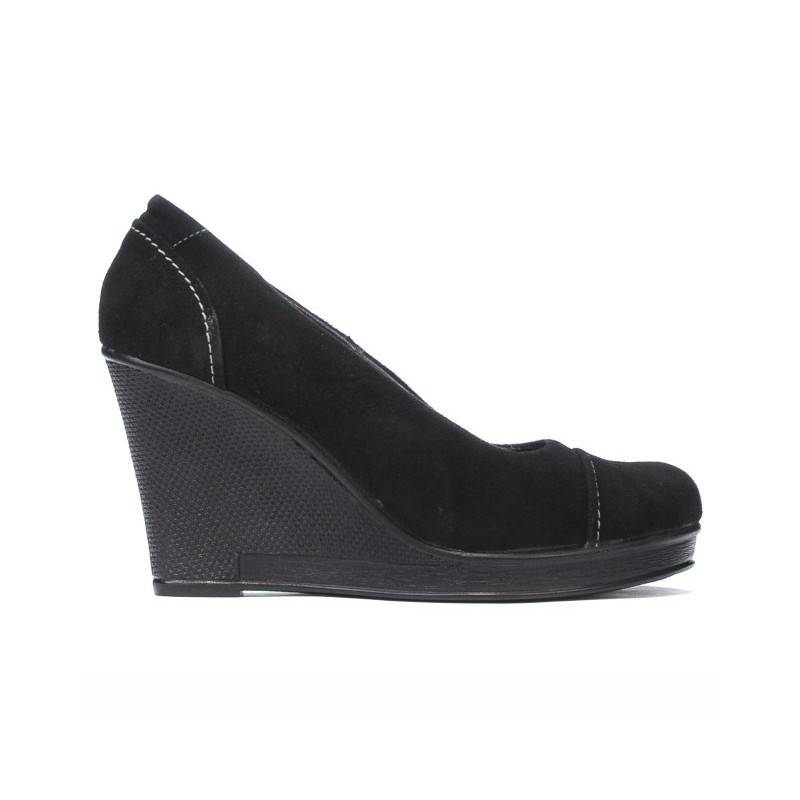 Women casual shoes 177 black velour