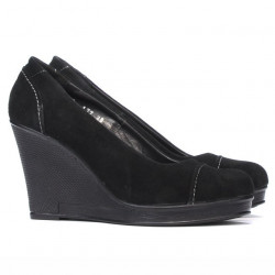 Women casual shoes 177 black velour