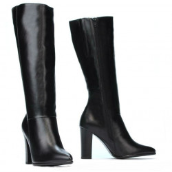 Women knee boots 1158-1 black