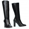 Women knee boots 1158-1 black