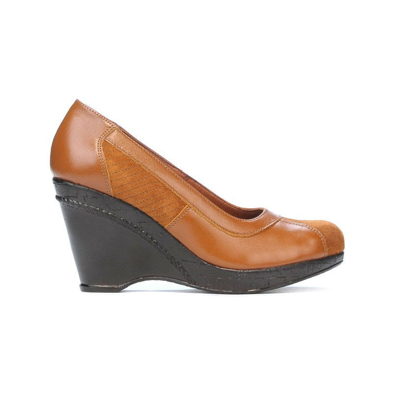 Women casual shoes 174 brown combined