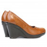 Women casual shoes 174 brown combined