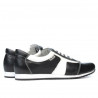 Women sport shoes 191 black+white