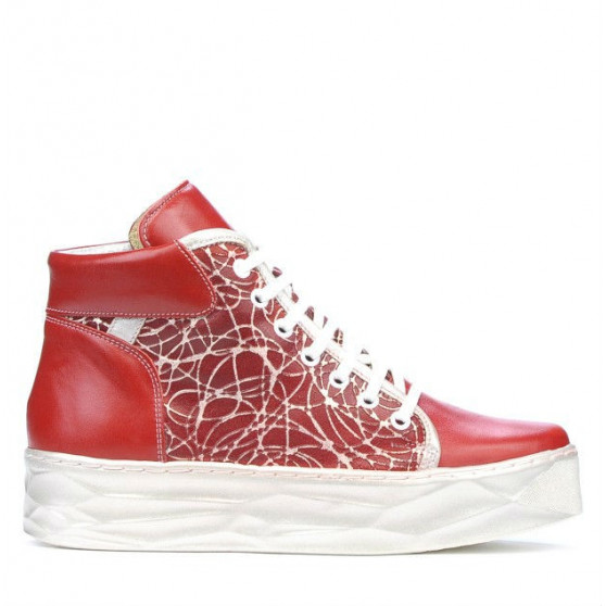 Women boots 3311 red combined