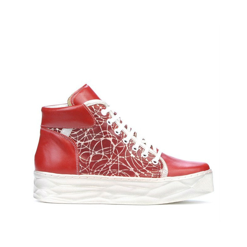 Women boots 3311 red combined