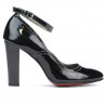 Women stylish, elegant shoes 1228 patent black