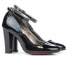 Women stylish, elegant shoes 1228 patent black