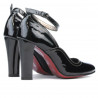 Women stylish, elegant shoes 1228 patent black