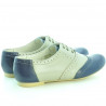 Women casual shoes 186 indigo+beige