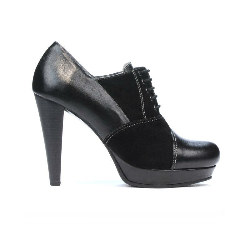 Women stylish, elegant shoes 1091 black combined