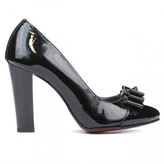 Women stylish, elegant shoes 1226 patent black