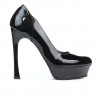 Women stylish, elegant shoes 1212 patent black