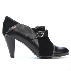 Women stylish, elegant shoes 1210 black combined