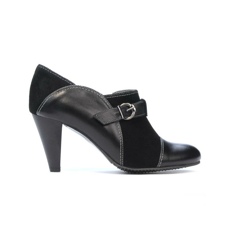 Women stylish, elegant shoes 1210 black combined