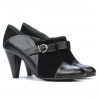 Women stylish, elegant shoes 1210 black combined