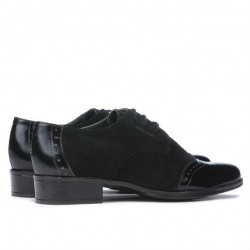 Women casual shoes 691 patent black combined