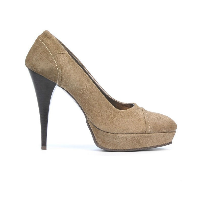 Women stylish, elegant shoes 1082 sand
