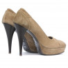 Women stylish, elegant shoes 1082 sand