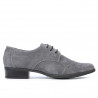 Pantofi dama 691 gray velour
