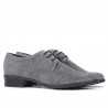 Pantofi dama 691 gray velour