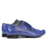 Women casual shoes 180 patent bleu